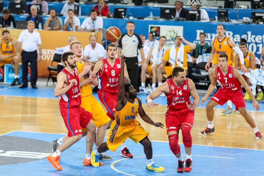 „Eurobasket“: Ukraina - Serbija