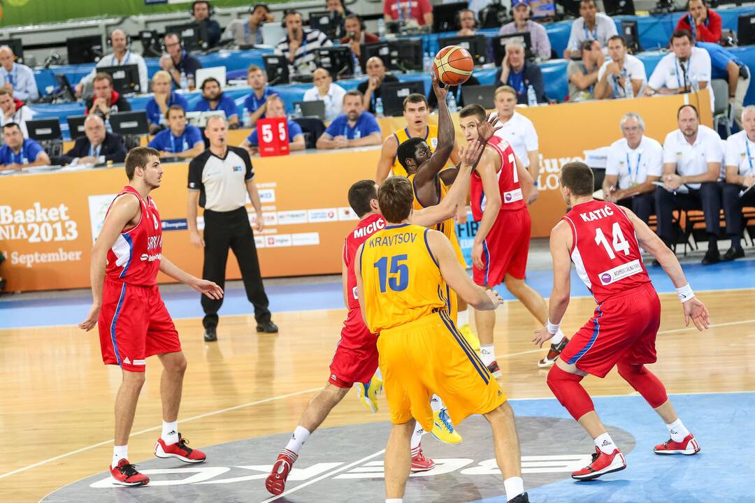 „Eurobasket“: Ukraina - Serbija