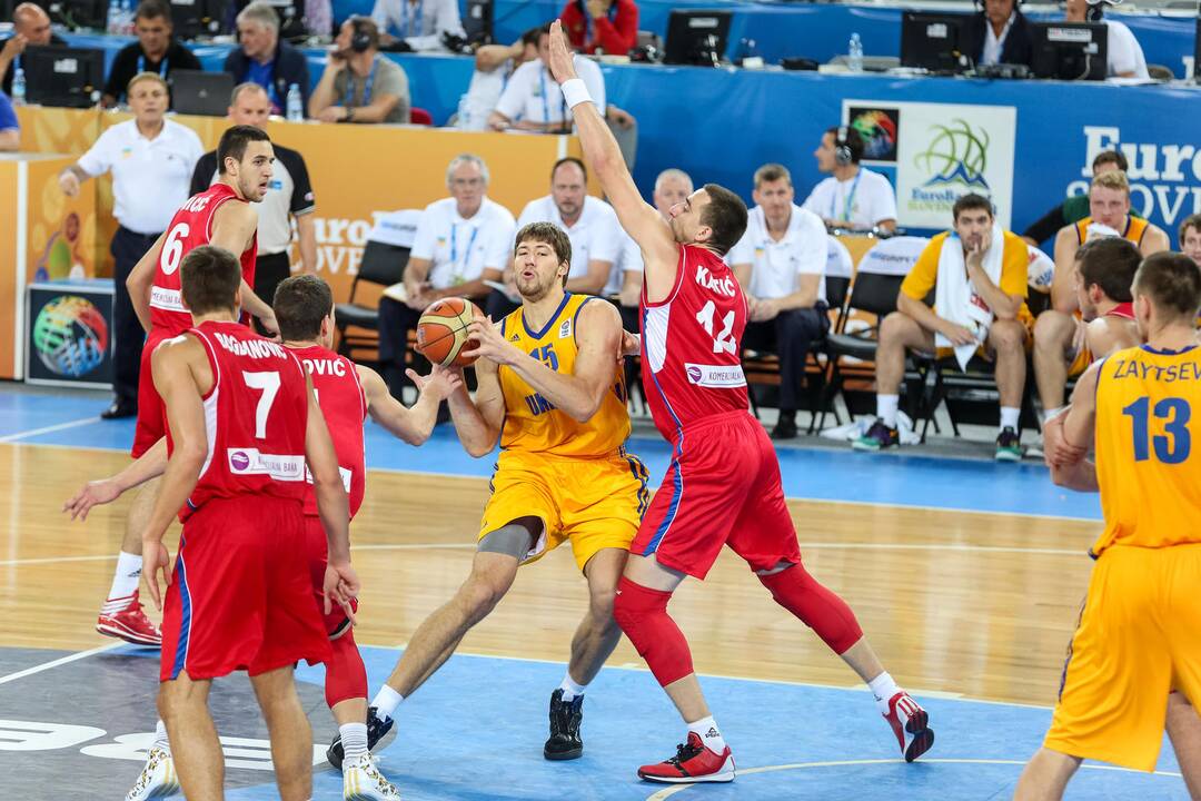 „Eurobasket“: Ukraina - Serbija