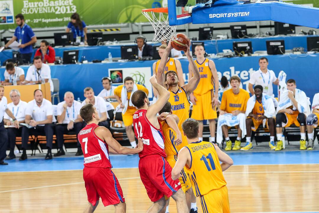 „Eurobasket“: Ukraina - Serbija