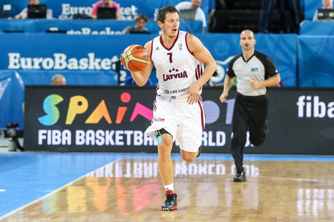 "Eurobasket": Latvija - Belgija 