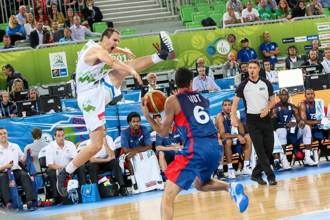 "Eurobasket": Slovėnija - Prancūzija