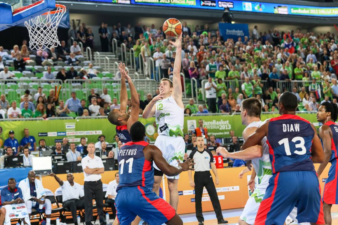 "Eurobasket": Slovėnija - Prancūzija