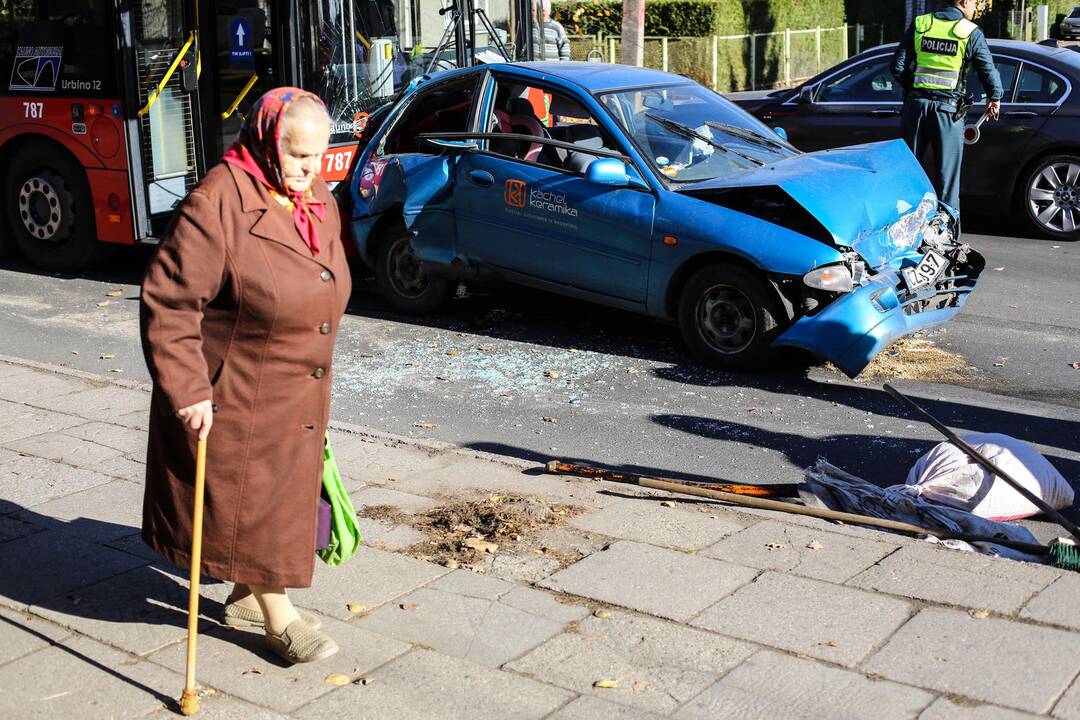 Avarija A.Baranausko gatvėje 