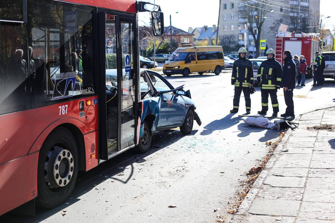 Avarija A.Baranausko gatvėje 