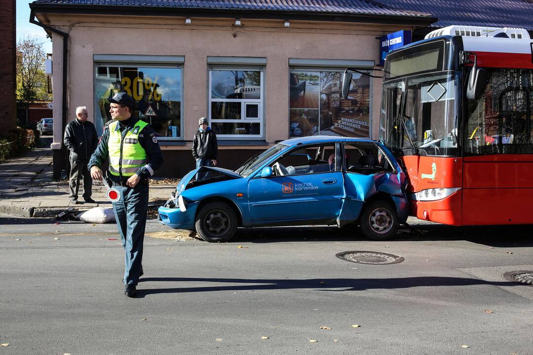 Avarija A.Baranausko gatvėje 
