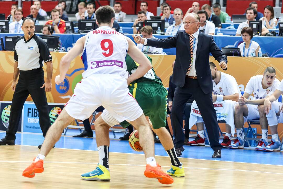 Eurobasket: Lietuva - Serbija