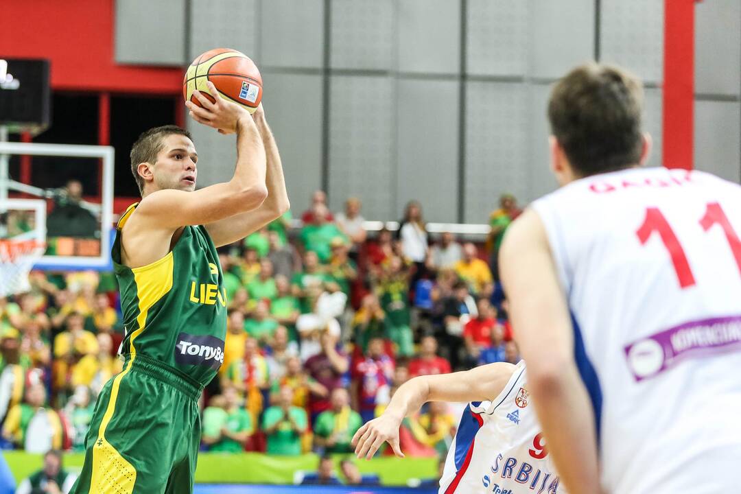 Eurobasket: Lietuva - Serbija