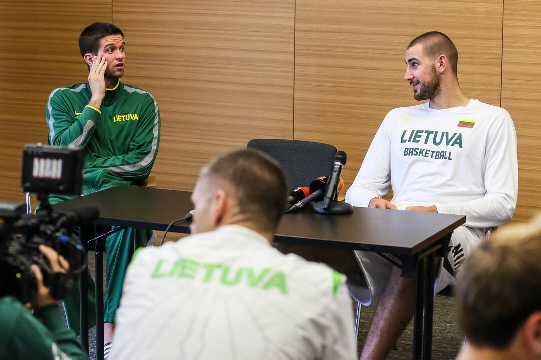Lietuvos rinktinės spaudos konferencija
