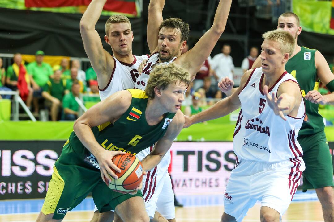 Eurobasket: Lietuva - Latvija