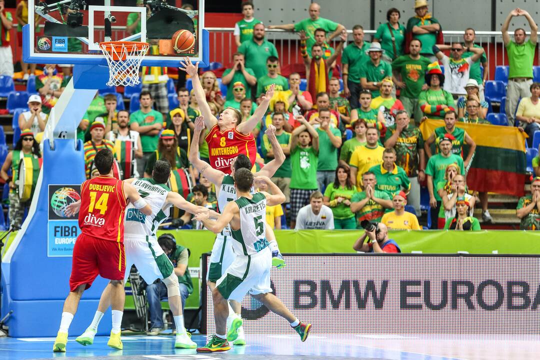 Eurobasket: Lietuva - Montenegro