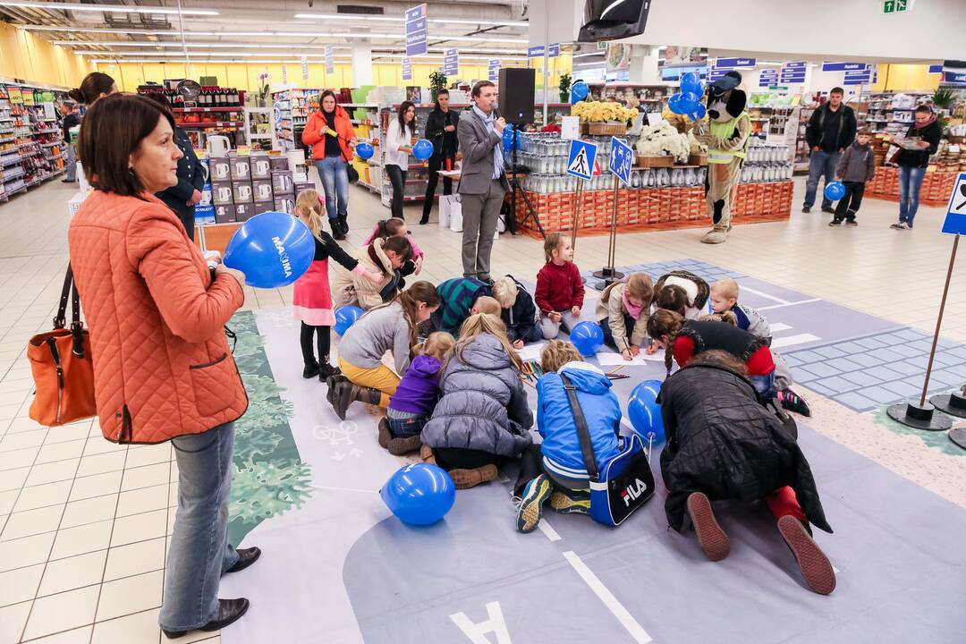 Saugaus eismo akcija Kauno "Akropolyje"