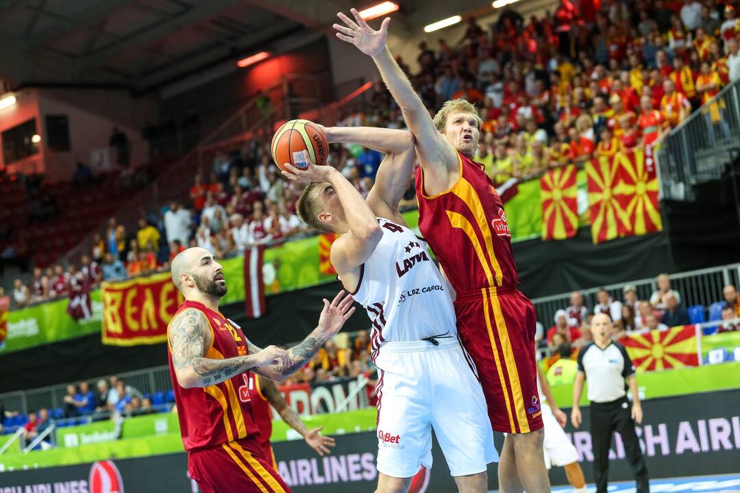 Eurobasket: Latvija - Makedonija