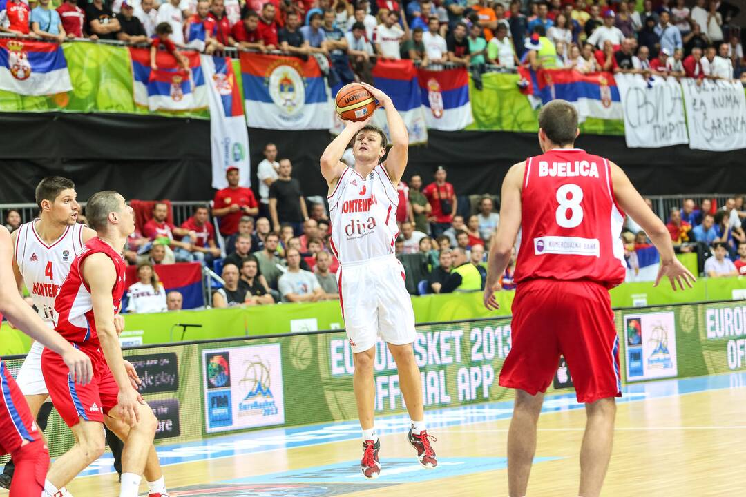 Eurobasket: Serbija - Montenegro