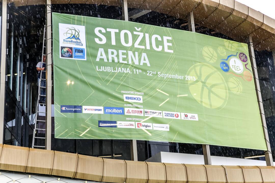 "Eurobasket" persikelia į "Stožicės" areną Liublijanoje