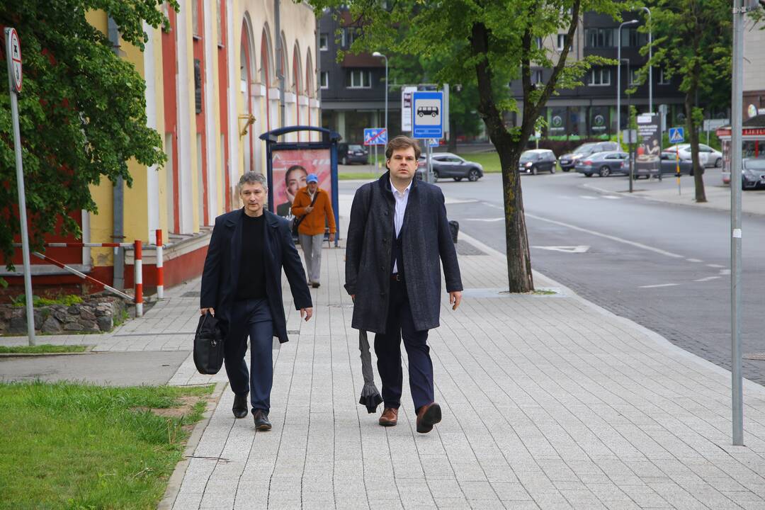 Kristijonas Bartoševičius atvyko į teismą pratęsti savo baigiamąją kalbą