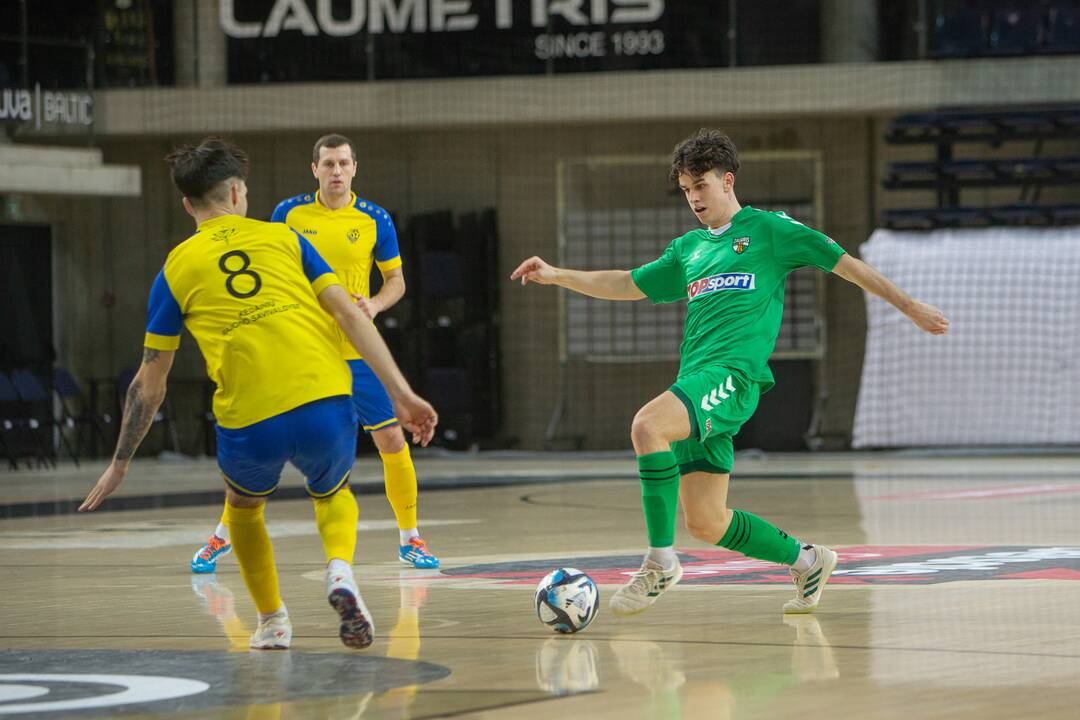 Salės futbolo A lyga: „Kėdainiai United“ – „K.Žalgiris“ 1:9