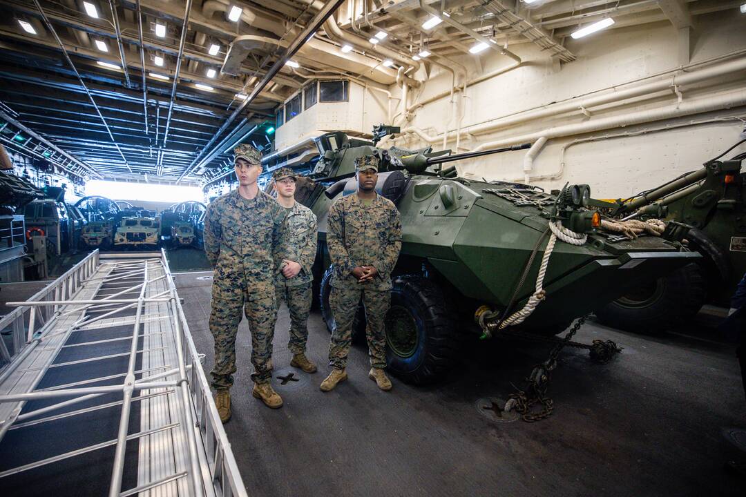  Ekskursija JAV karo laive „USS New York“