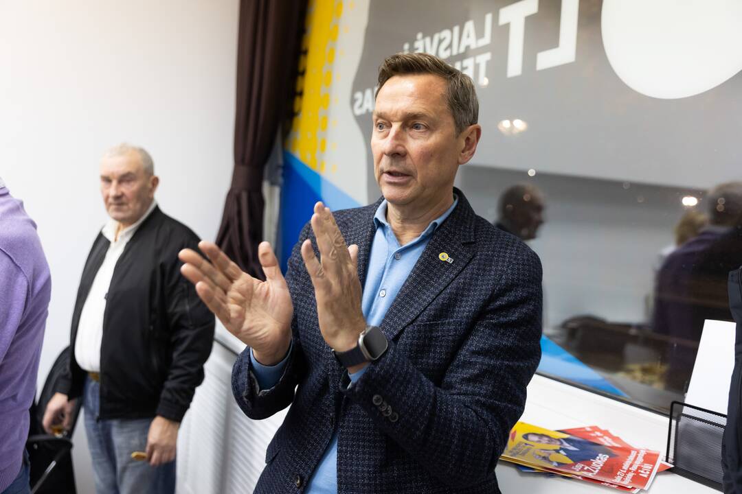 Seimo rinkimų antrasis turas: partijos „Laisvė ir teisingumas“ štabas