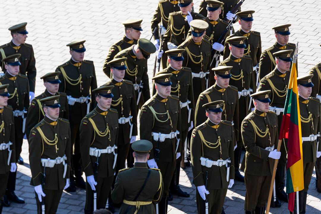 Pratybose žuvusių JAV karių pagerbimo ceremonija