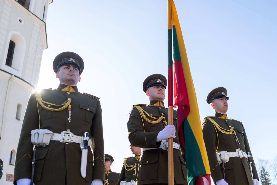 Pratybose žuvusių JAV karių pagerbimo ceremonija
