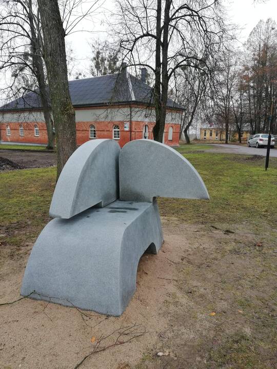 Dažnis: skulptorius A.Šlapikas angelus kuria retai.