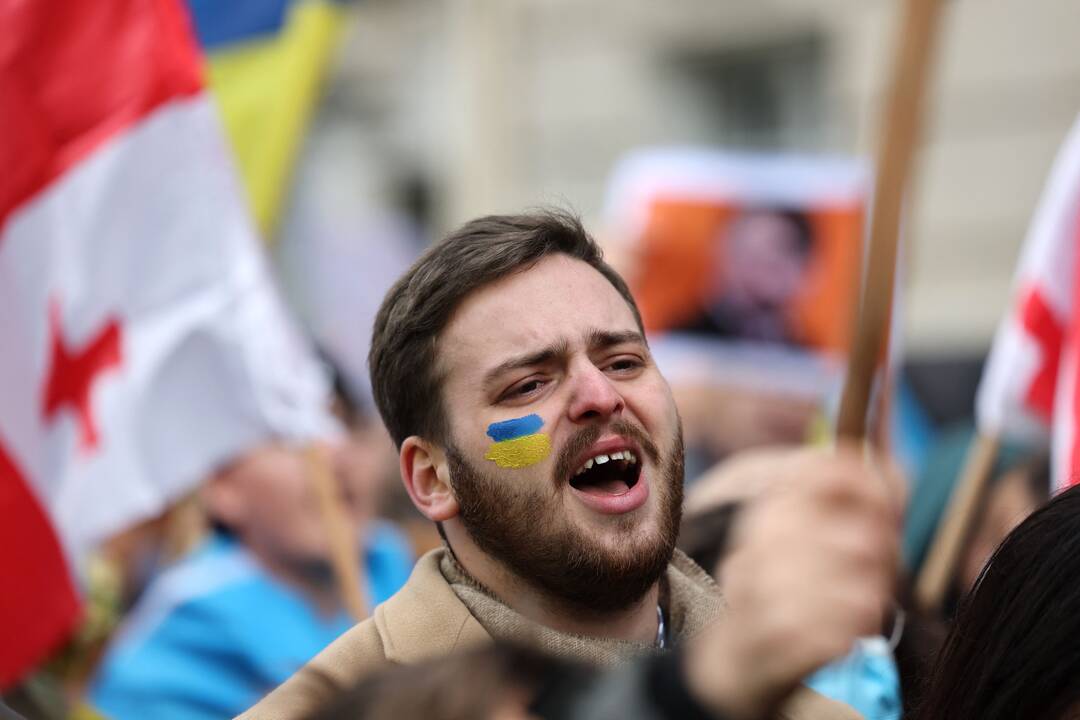 Pasaulis protestuoja prieš karą Ukrainoje