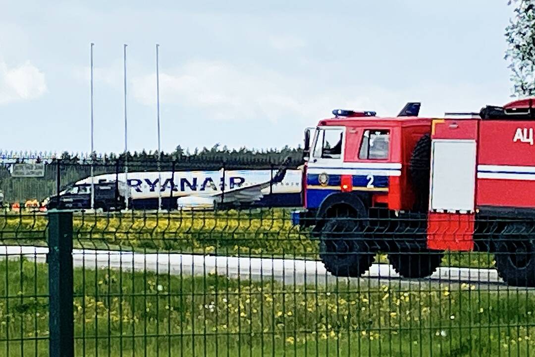 Priverstinis „Ryanair“ lėktuvo nutupdymas