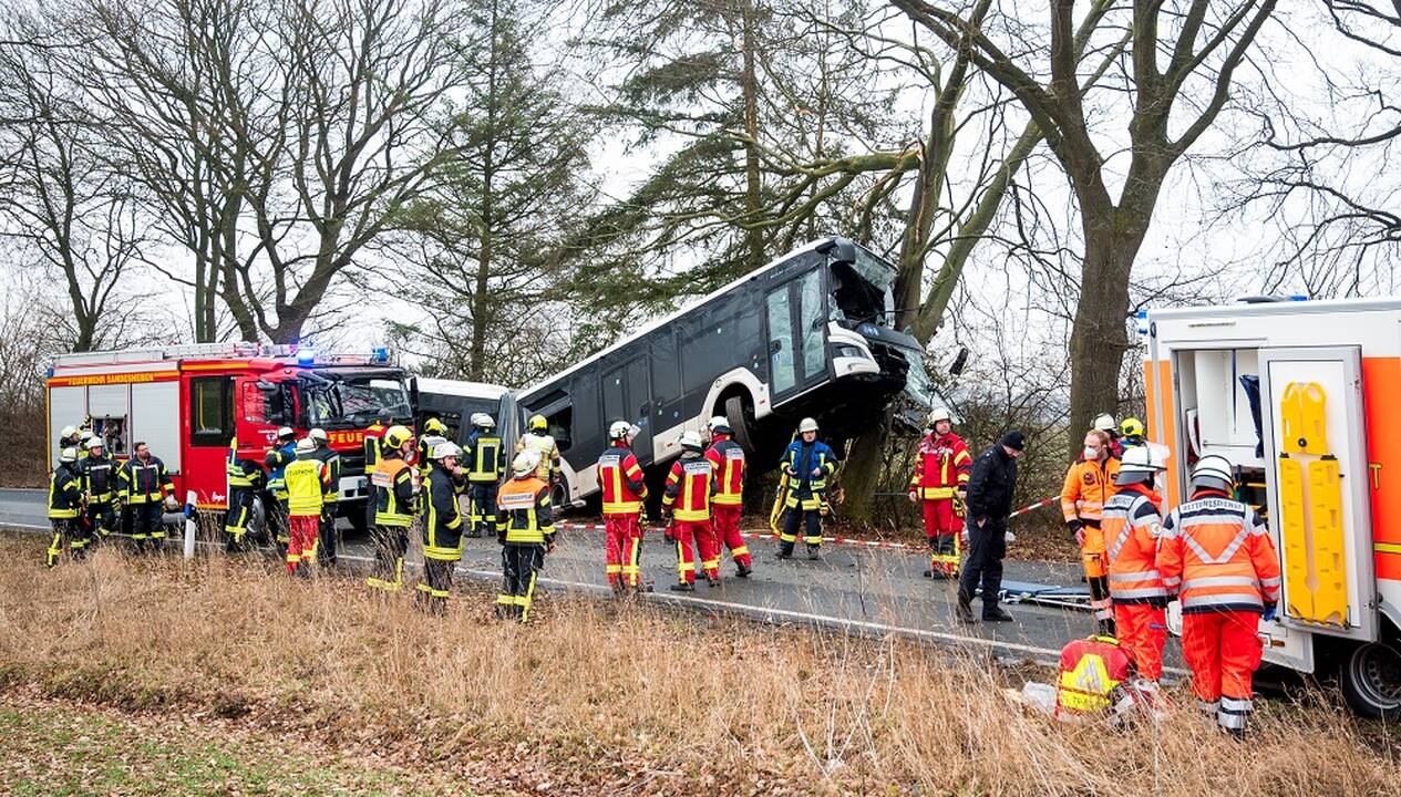 Vokietijoje apvirto iš Lenkijos į Belgiją važiavęs autobusas: sužeisti 35 asmenys