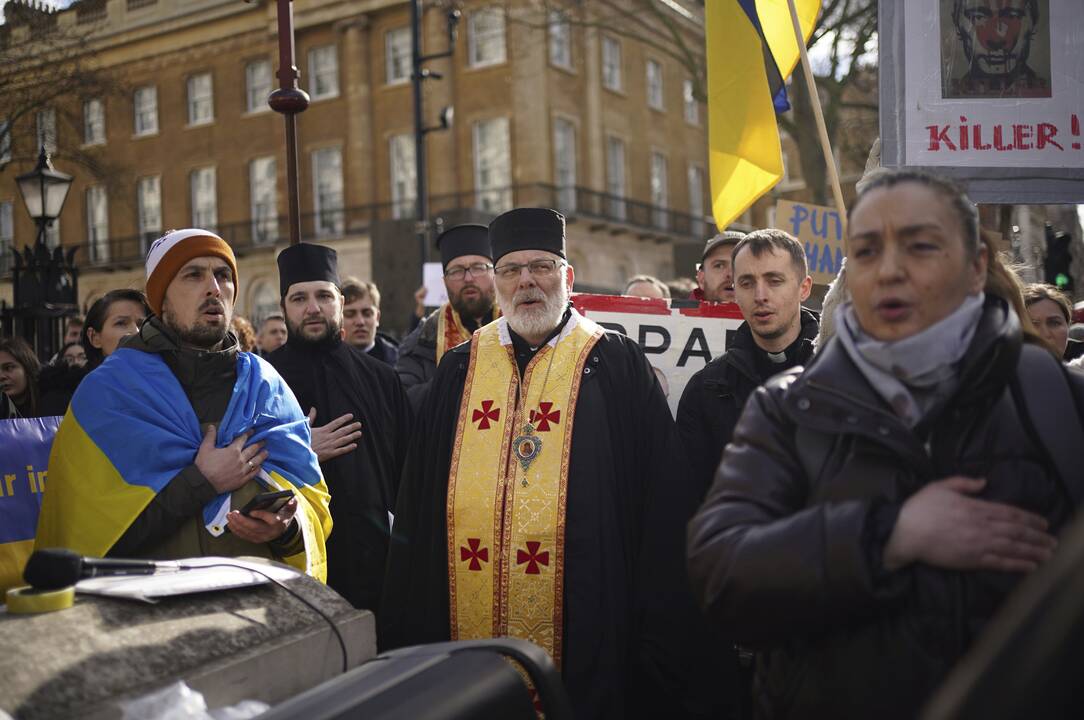 Pasaulis protestuoja prieš karą Ukrainoje