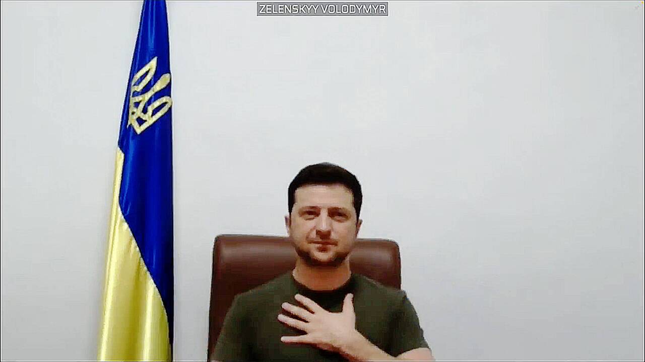 V. Zelenskio kalba Europos Parlamentui