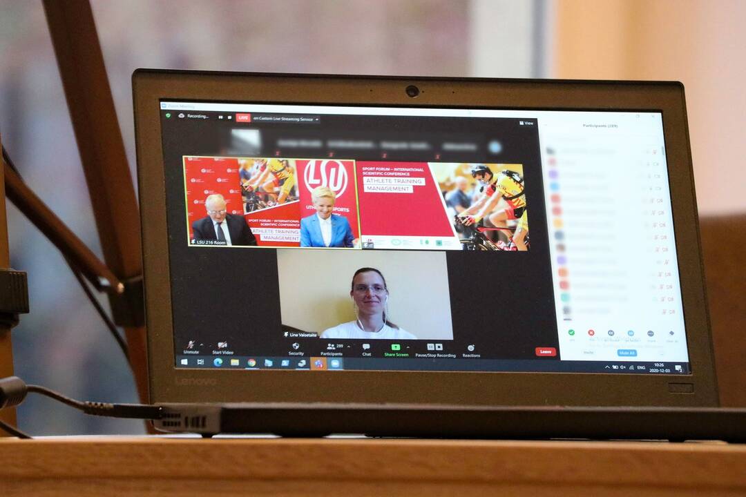 Kolegos: LSU nuotolinėje tarptautinėje konferencijoje dalyvavo Lietuvos, Graikijos, Italijos, Kroatijos, Suomijos, Vokietijos, Škotijos sporto mokslininkai.