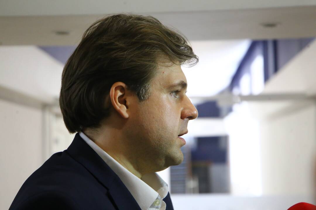 Kristijonas Bartoševičius atvyko į teismą pratęsti savo baigiamąją kalbą