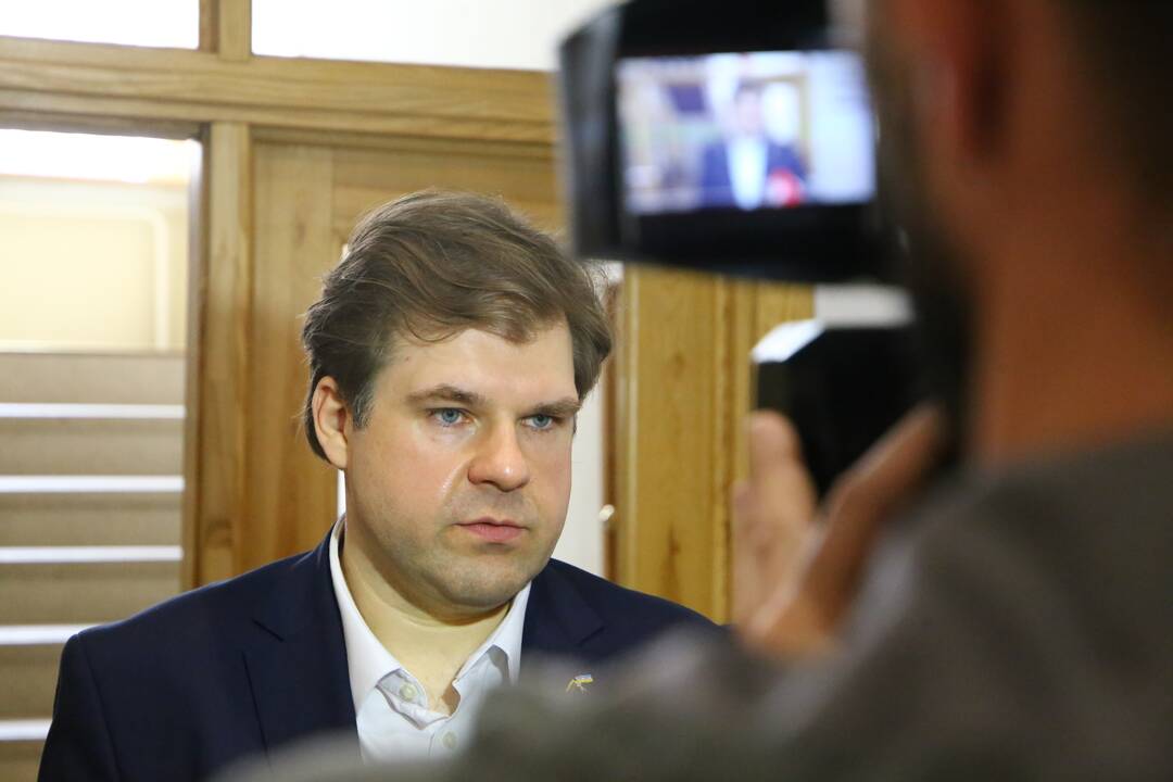 Kristijonas Bartoševičius atvyko į teismą pratęsti savo baigiamąją kalbą