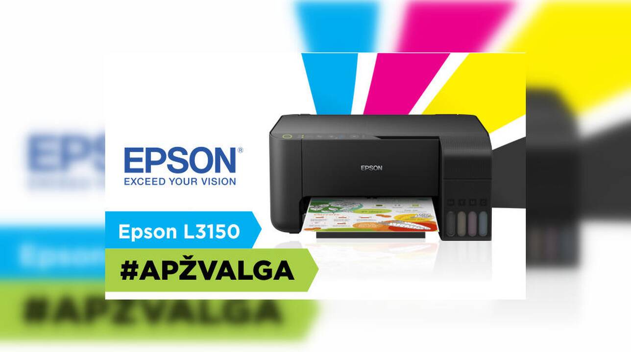 „Epson L3150“ apžvalga: ar „EcoTank“ spausdintuvas tikrai ekonomiškas?