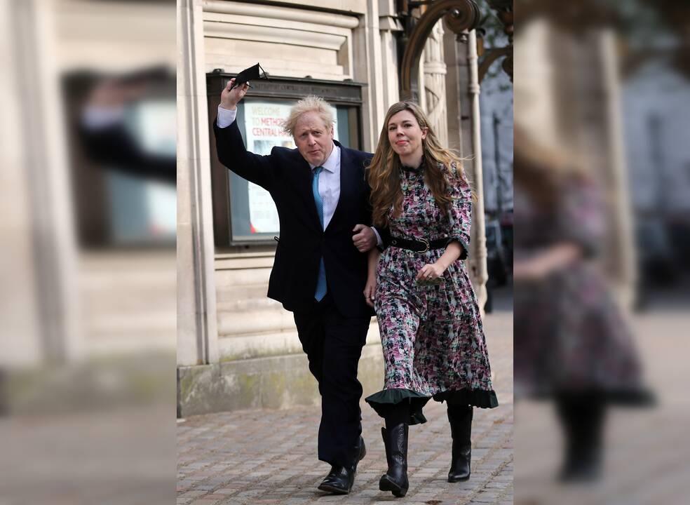 Borisas Johnsonas ir Carrie Symonds