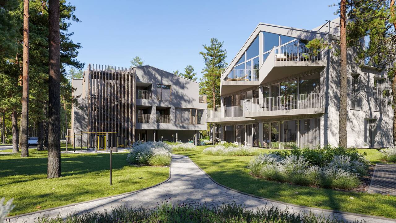 „SBA Urban“ vysto prestižinės klasės apartamentų projektą pajūryje „Kopų slėnis“