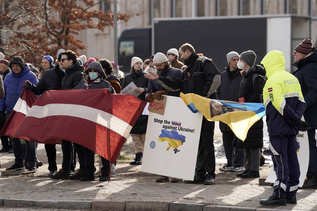 Pasaulis protestuoja prieš karą Ukrainoje