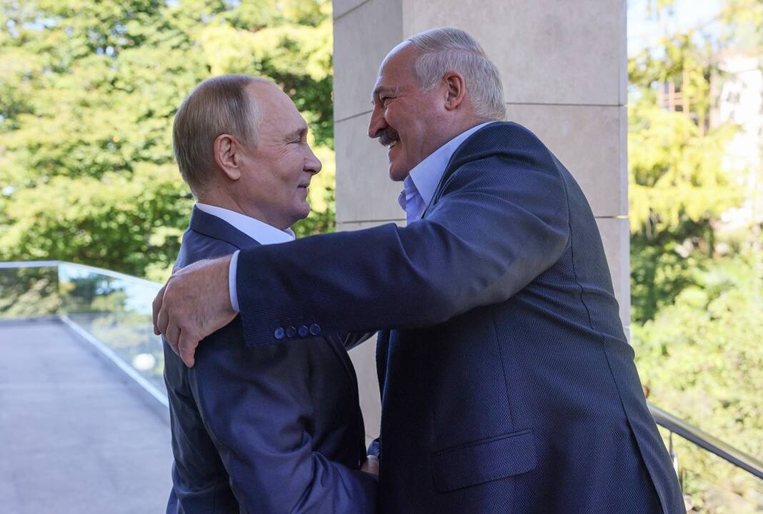 Vladimiras Putinas ir Aliaksandras Lukašenka