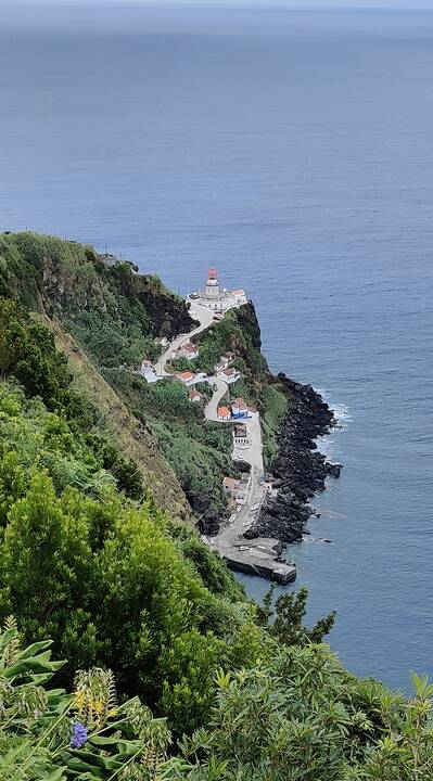 Spalvotai: vienas daugiausia fotografuojamų pasaulio vaizdų atsiveria nuo Boca do Inferno apžvalgos aikštelės.