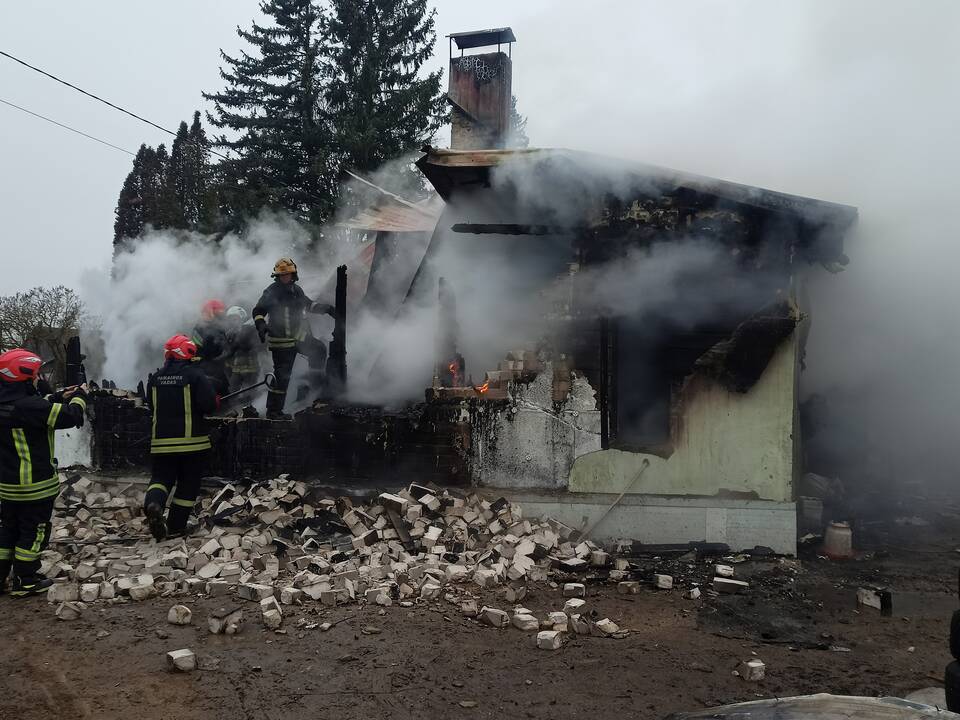 Didžiulis gaisras: nuo tragedijos išgelbėjo tik vienas dalykas
