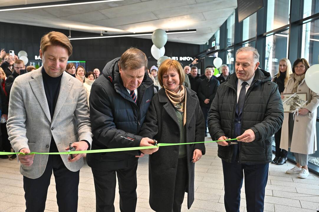 Panevėžyje atidaryta naujoji autobusų stotis