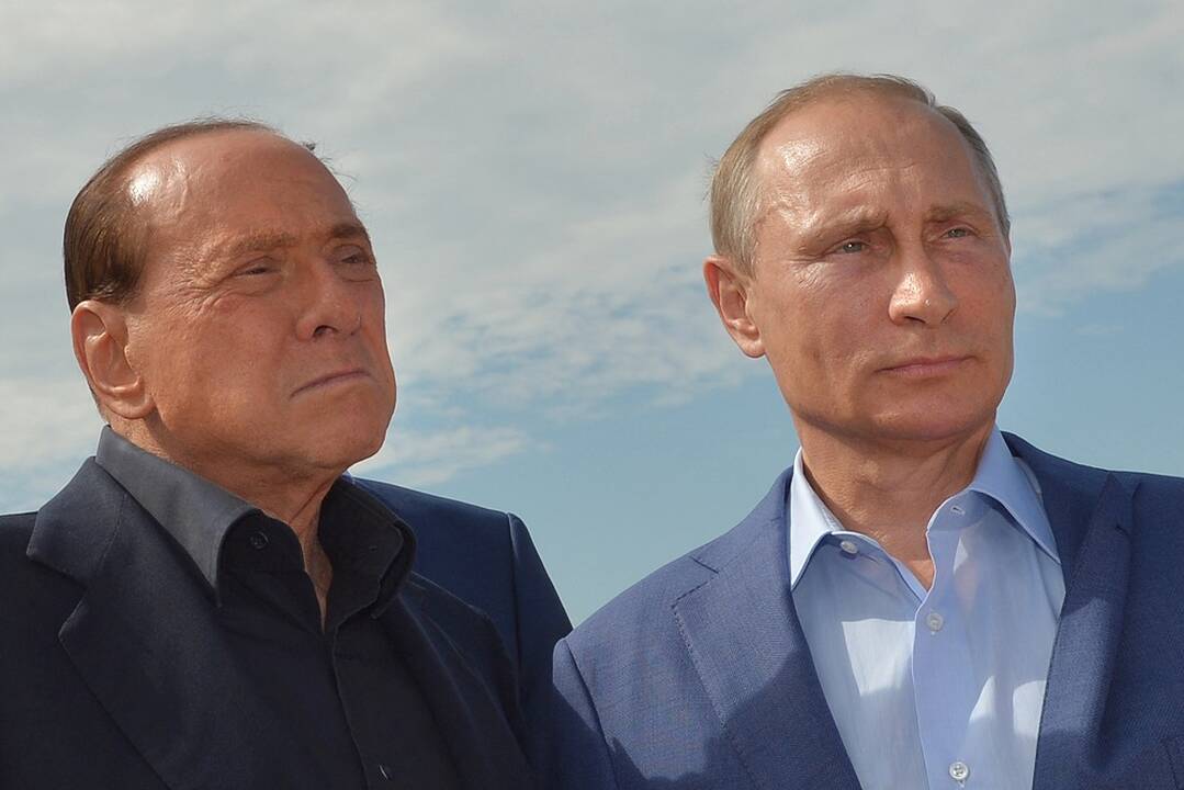 Silvio Berlusconi ir Vladimiras Putinas