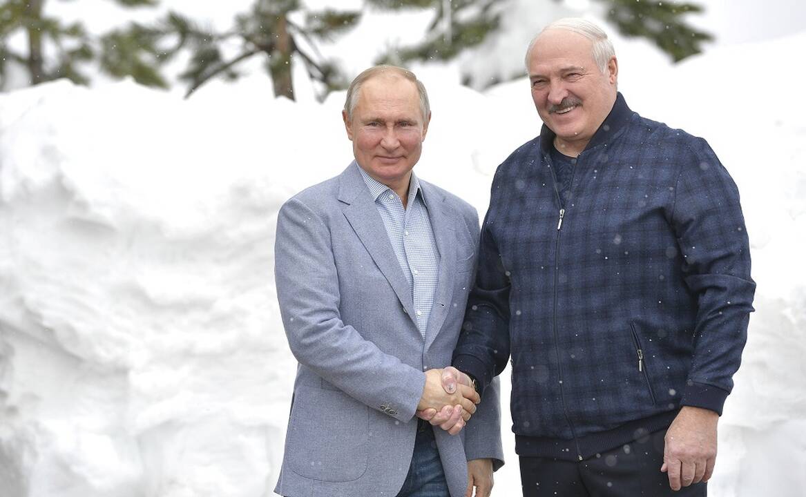 Vladimiras Putinas ir Aliaksandras Lukašenka