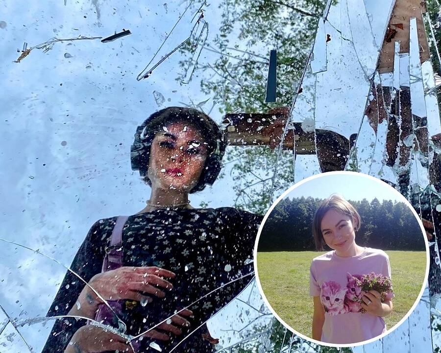 Netradiciška: kad juvelyrę I.Laskevičiūtę žavi konceptualusis menas, matyti ir iš jos autoportreto.