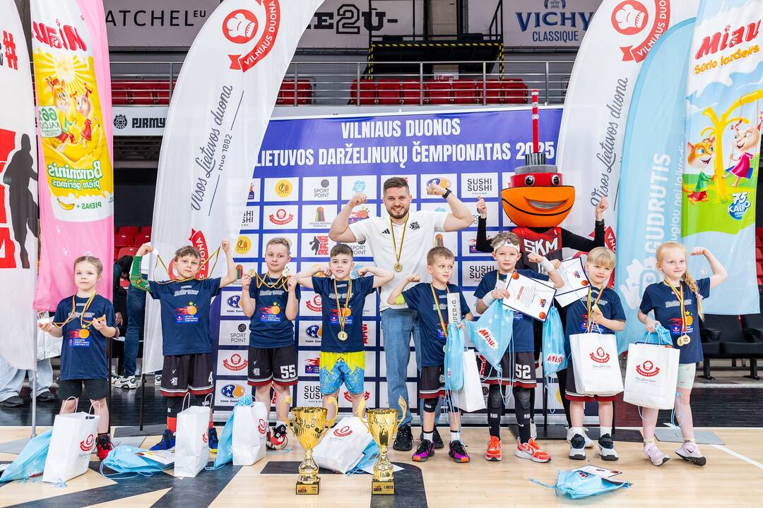 Lietuvos darželinukų čempionų titulas lieka Vilniuje