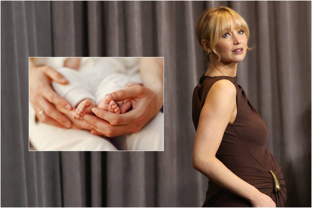 Jennifer Lawrence susilaukė antrojo vaiko