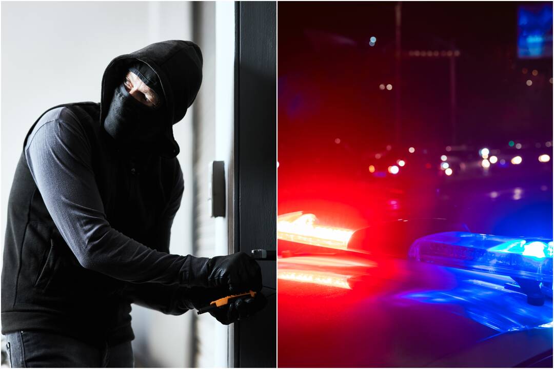 Skuodo rajone bandyta įsilaužti į namus