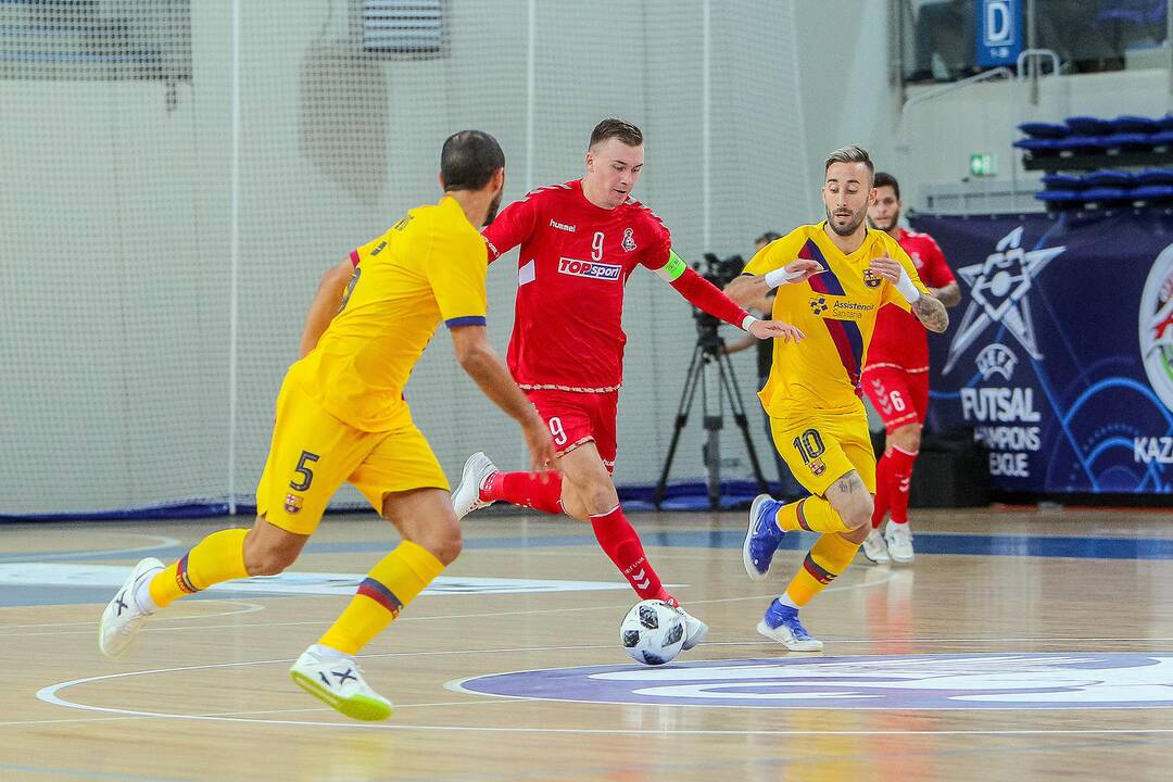 Futsalas: „Vytis“ – „Barcelona“ 0:8