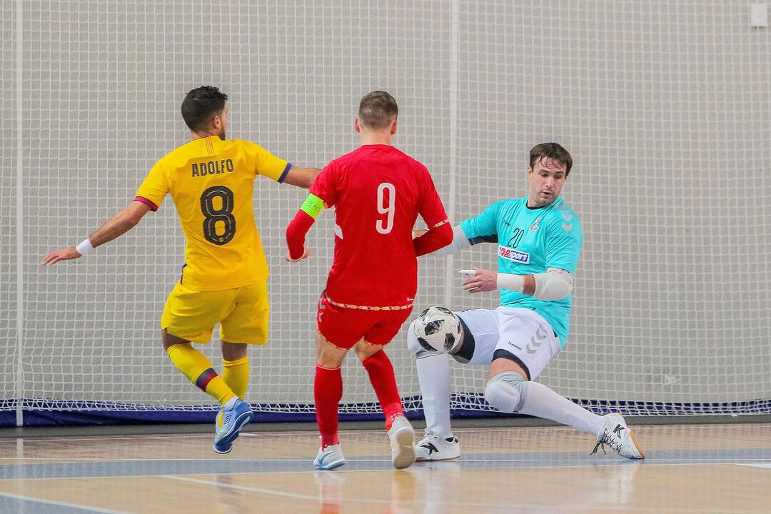 Futsalas: „Vytis“ – „Barcelona“ 0:8
